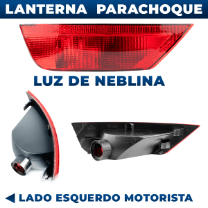 Lanterna Parachoque Luz de Neblina Esquerda Ecosport 2013 2014 2015 2016 2017 2018 2019 2020 2021