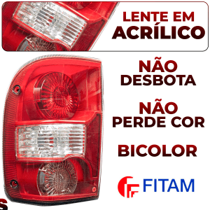 Lanterna Sinaleira Traseira Ford Ranger Cristal 2005 2006 2007 2008 2009 Original FITAM