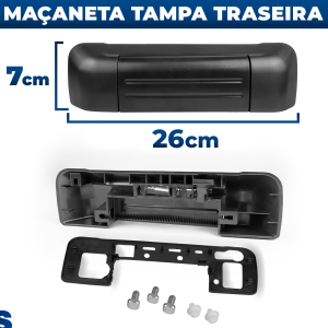 Maçaneta Tampa Traseira Porta Mala Tracker 2000 À 2009 Grand Vitara 1998 a 2004
