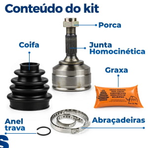 Par Junta Homocinética Peugeot 206 1.0 16V 1.4 8V