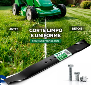 Kit Lâmina 51cm para Cortador de Grama Trapp com Parafusos