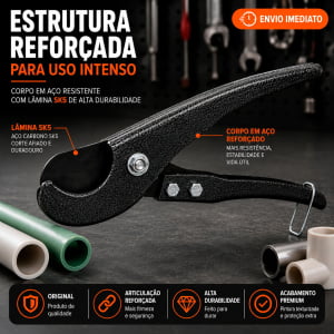 Cortador de Cano PVC SK5 32mm Alicate para Tubo PEX e Mangueira