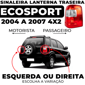 Lanterna Traseira Ecosport 2004 2005 2006 2007 4x2 Lado Direito ou Esquerdo Original Fitam