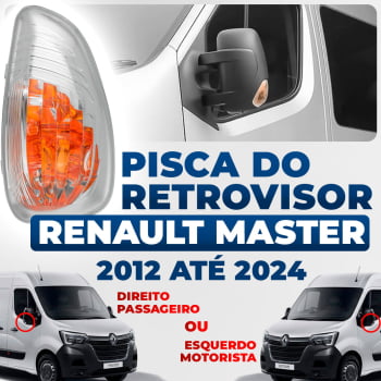 Pisca Seta Retrovisor Master 2012 2013 2014 2015 2016 2017 2018 2019 2020 2021 2022 Direita ou Esquerda